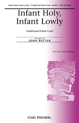 Infant Holy, Infant Lowly SSA choral sheet music cover